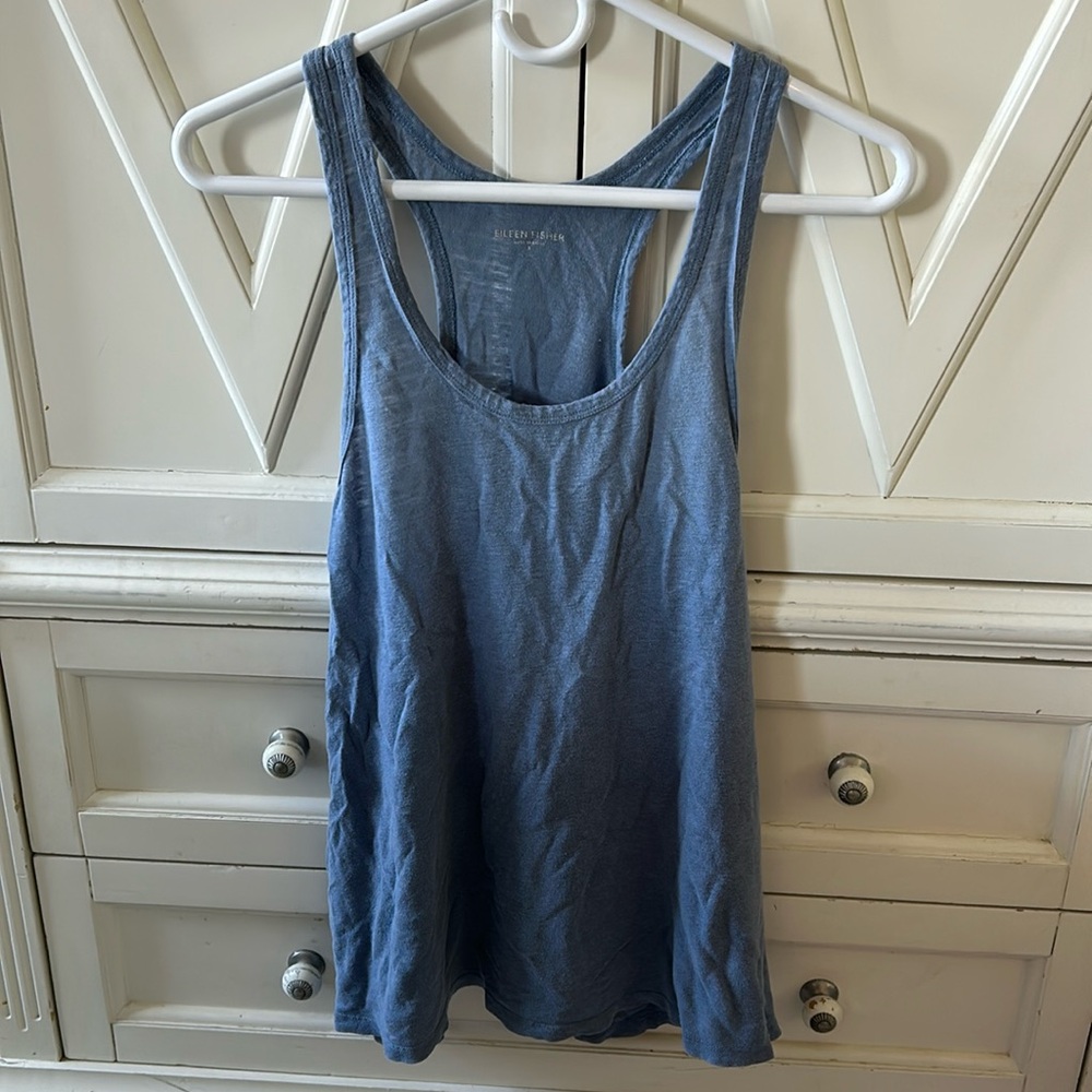 Eileen Fisher racer back tank, size S